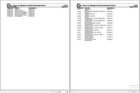 Discover the ultimate resource for your Valtra planter with the Plant Fertilizer BP1508-BP1708 H CF Parts Catalog Manual (C150001). This comprehensive PDF file is designed to provide you with detailed information on parts and components, ensuring you have everything you need for efficient maintenance and repairs.