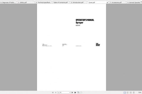 Discover the essential VALTRA SA Applicators BS2517H Operator’s Manual, now available in a convenient PDF format. This comprehensive guide is designed to enhance your understanding and operation of the BS2517H applicators, ensuring you get the most out of your equipment.