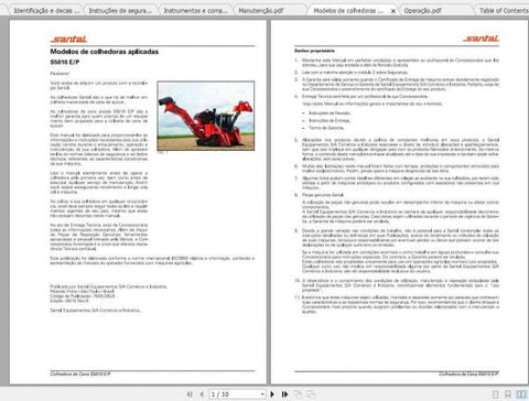Discover the essential VALTRA SA Harvesting S5010 EP Operator Manual, now available in a convenient PDF format. This comprehensive guide is designed to enhance your operational efficiency and ensure you get the most out of your harvesting equipment. With detailed instructions and clear illustrations, you can easily navigate the functionalities of your machine.