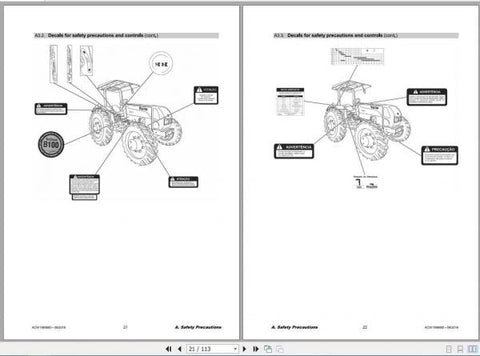 Discover the essential guide for your Valtra SA Tractor A Series A550 with our comprehensive PDF Operator's Manual. This digital resource is designed to provide you with all the necessary information to operate and maintain your tractor efficiently, ensuring optimal performance in the field.