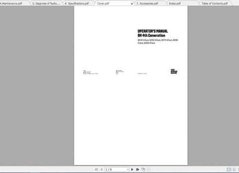 Discover the essential VALTRA SA Tractor BH 4th Generation Operator’s Manual, now available in a convenient PDF format. This comprehensive guide is designed to enhance your understanding and operation of your tractor, ensuring you get the most out of its advanced features and capabilities.