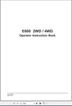 Inside, you will find detailed instructions, maintenance tips, and troubleshooting advice to ensure optimal performance and longevity of your tractor. The user-friendly layout makes it easy to navigate, allowing you to quickly access the information you need to keep your equipment running smoothly.