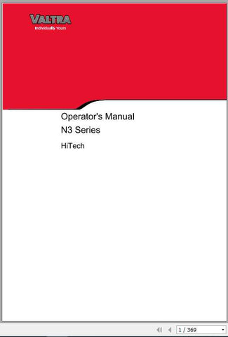 Discover the essential VALTRA SA Tractor N3 Series HiTech Operator’s Manual, now available in a convenient PDF format. This comprehensive guide is designed to enhance your understanding and operation of the N3 Series tractors, ensuring you get the most out of your investment.