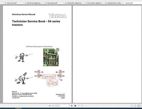 Unlock the full potential of your VALTRA SA TRACTOR S4 SERIES with our comprehensive Workshop Service Manual. This PDF file is meticulously designed to provide you with detailed insights and step-by-step instructions for models S274, S294, S324, S354, S374, and S394, ensuring you have all the information you need at your fingertips.