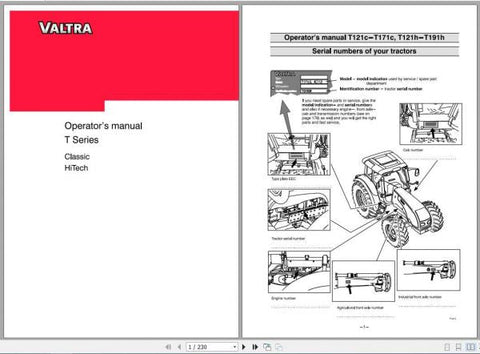 Discover the ultimate resource for your Valtra SA Tractor T Series with the Classic Hitech Operator’s Manual in PDF format. This comprehensive guide is designed to enhance your understanding and operation of your tractor, ensuring you get the most out of its advanced features and capabilities.
