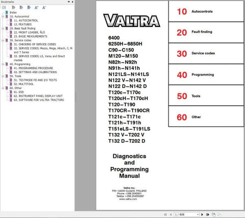Unlock the full potential of your Valtra Tractor 6400 with the comprehensive T202D Diagnostics and Programming Manual. This PDF file is an essential resource for both seasoned professionals and DIY enthusiasts, providing detailed insights into diagnostics and programming procedures tailored specifically for your tractor model.