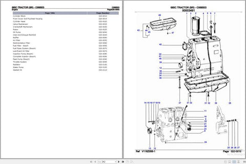 Discover the ultimate resource for your Valtra Tractor 685C BR with our comprehensive Parts Catalog Manual (C068503) in PDF format. This essential guide provides detailed diagrams and specifications, ensuring you have all the information needed for efficient maintenance and repairs.