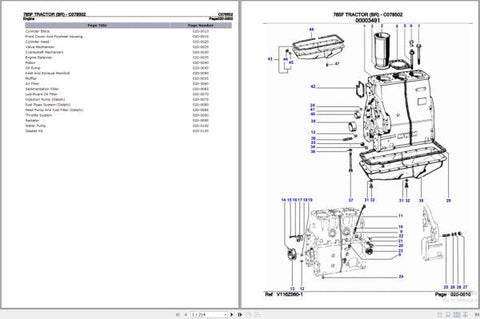 Discover the essential VALTRA TRACTOR 785F BR PARTS CATALOG MANUAL C078502, now available in a convenient PDF format. This comprehensive manual is designed to provide you with detailed information on all parts and components of the VALTRA 785F BR tractor, ensuring you have everything you need for maintenance and repairs at your fingertips.