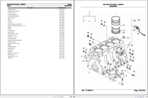 Discover the ultimate resource for your Valtra Tractor 800 BR with our comprehensive Parts Catalog Manual (C080001) in PDF format. This essential guide provides detailed diagrams and specifications, ensuring you have all the information you need to maintain and repair your tractor efficiently.