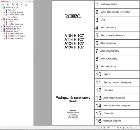 Discover the ultimate resource for maintaining your Valtra tractor with the A104H1C7 to A134H1C7 Service Manual in PDF format. This comprehensive guide is designed to provide you with detailed instructions and insights, ensuring your tractor operates at peak performance.