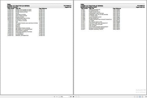Discover the ultimate resource for your Valtra A4 Series A104MH tractor with the comprehensive Parts Catalog Manual (VFA104MH1C7). This PDF file is meticulously designed to provide you with detailed diagrams and specifications, ensuring you have all the information you need for efficient maintenance and repairs.
