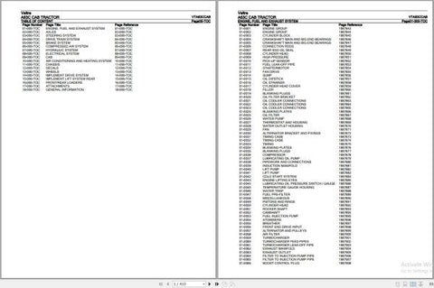 Discover the ultimate resource for your Valtra A63C tractor with the comprehensive Cab Parts Catalog Manual (VTA63CCAB) in PDF format. This meticulously organized manual provides detailed diagrams and specifications, ensuring you have all the information needed for efficient maintenance and repairs.