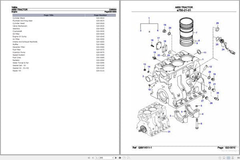Discover the ultimate resource for your Valtra A650 tractor with the VALTRA TRACTOR A650 PARTS CATALOG MANUAL C065004. This comprehensive PDF file is designed to provide you with detailed information on all parts and components, ensuring you have everything you need for maintenance and repairs at your fingertips.