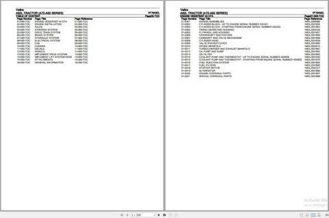 Discover the essential VALTRA TRACTOR A72 – A92 SERIES A92L PARTS MANUAL CATALOG VF79A92L, now available in a convenient PDF format. This comprehensive manual is designed specifically for the A92L model, providing you with detailed information on parts and maintenance to keep your tractor running smoothly.