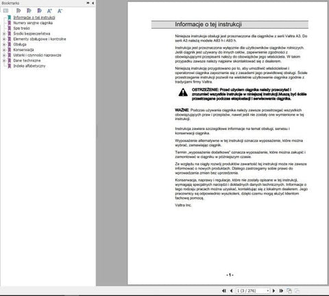 Discover the essential VALTRA TRACTOR A83H and A93H Operator’s Manual, now available in a convenient PDF format. This comprehensive guide is designed to enhance your understanding of your tractor's features, ensuring you get the most out of your investment.