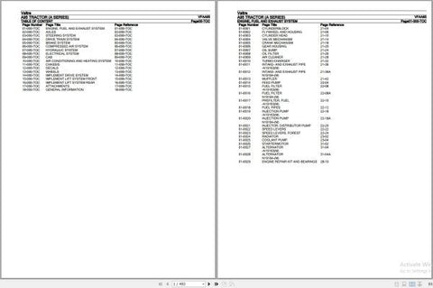 Discover the essential VALTRA TRACTOR A SERIES A95 PARTS CATALOG MANUAL (VFAA95) in a convenient PDF format. This comprehensive manual is designed to provide you with detailed information on all parts and components of the A95 model, ensuring you have everything you need for maintenance and repairs at your fingertips.