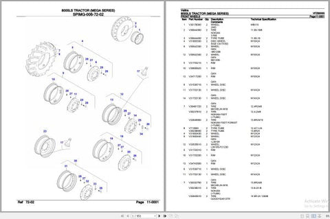 With easy navigation and a user-friendly layout, this manual allows you to quickly locate the parts you need, saving you time and effort. Whether you're a seasoned mechanic or a dedicated owner, this catalog is an essential tool for keeping your tractor in peak condition.