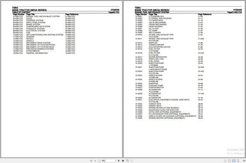 Discover the ultimate resource for your Valtra Tractor with the Mega Series 8050E Parts Catalog Manual (VFZ8050E). This comprehensive PDF file is designed to provide you with detailed information on every component of your tractor, ensuring you have the knowledge needed for efficient maintenance and repairs.