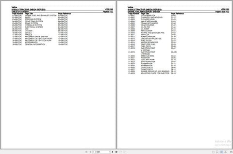 Discover the ultimate resource for your Valtra Tractor with the Mega Series 8150LS Parts Catalog Manual (VFZ8150S). This comprehensive PDF file is designed to provide you with detailed information on every component of your tractor, ensuring you have the knowledge needed for efficient maintenance and repairs.