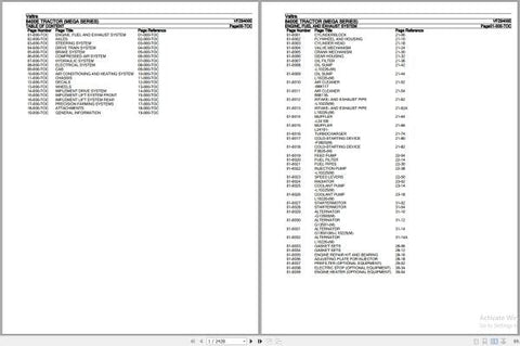 Discover the ultimate resource for your Valtra Tractor with the Mega Series 8400E Parts Catalog Manual (VFZ8400E). This comprehensive PDF file is designed to provide you with detailed information on every component of your tractor, ensuring you have the knowledge needed for efficient maintenance and repairs.