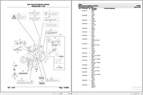 Discover the ultimate resource for your Valtra Tractor with the Mezzo Series 6200 Parts Catalog Manual (VFZ6200) in PDF format. This comprehensive manual is designed to provide you with detailed information on all parts and components, ensuring you have everything you need for maintenance and repairs.
