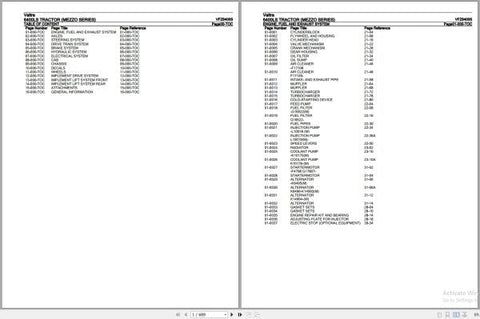 Discover the ultimate resource for your Valtra Tractor with the Mezzo Series 6400LS Parts Catalog Manual (VFZ6400S). This comprehensive PDF file is designed to provide you with detailed information on every component of your tractor, ensuring you have the knowledge needed for efficient maintenance and repairs.