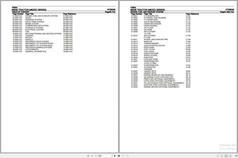 Discover the ultimate resource for your Valtra Tractor with the Mezzo Series 6600E Parts Catalog Manual (VFZ6600E). This comprehensive PDF file is designed to provide you with detailed information on every component of your tractor, ensuring you have the knowledge needed for efficient maintenance and repairs.