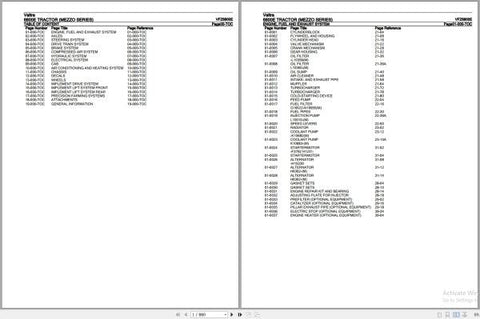 Discover the ultimate resource for your Valtra Tractor with the Mezzo Series 6800E Parts Catalog Manual (VFZ6800E). This comprehensive PDF file is designed to provide you with detailed information on every component of your tractor, ensuring you have the knowledge needed for efficient maintenance and repairs.