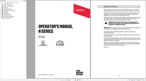 Discover the essential guide for your Valtra Tractor with the N104H to N174H Operator’s Manual in PDF format. This comprehensive manual is designed to provide you with all the necessary information to operate and maintain your tractor efficiently, ensuring optimal performance in the field.
