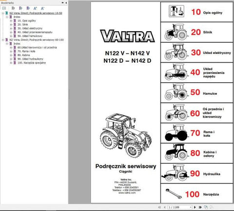 Unlock the full potential of your Valtra tractor with the comprehensive Service Manual for models N122V, N132V, N122D, and N142D. This PDF file is an essential resource for both seasoned mechanics and DIY enthusiasts, providing detailed insights into maintenance, troubleshooting, and repair procedures tailored specifically for your tractor.