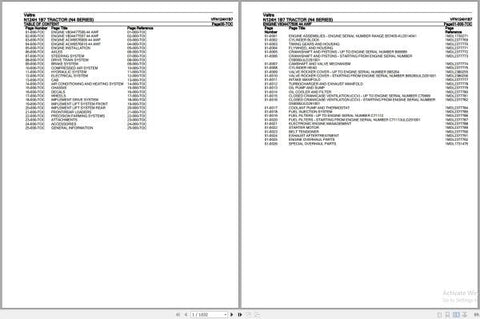 Discover the essential VALTRA TRACTOR N4 SERIES N124H 1B7 PARTS CATALOG MANUAL, a comprehensive PDF file designed for efficient maintenance and repair of your Valtra N124H tractor. This manual provides detailed diagrams and part numbers, ensuring you have the right information at your fingertips to keep your equipment running smoothly.