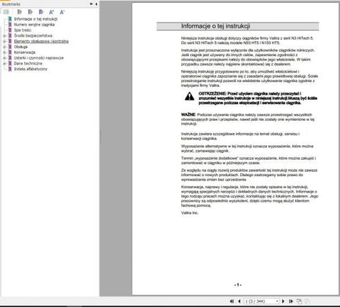 Discover the essential guide for your Valtra Tractor with the N93HT5 and N103HT5 Operator’s Manual in PDF format. This comprehensive manual is designed to provide you with all the necessary information to operate and maintain your tractor efficiently, ensuring optimal performance in the field.
