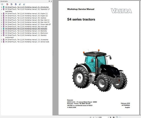 Discover the ultimate resource for maintaining your Valtra S4 Series tractor with our comprehensive Workshop Service Manual in PDF format. This essential guide is designed to provide you with detailed insights into the operation, maintenance, and repair of your tractor, ensuring optimal performance and longevity.