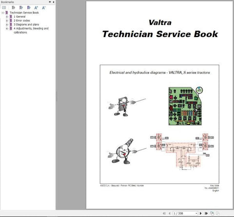 Unlock the full potential of your Valtra S Series tractor with our comprehensive Electrical and Hydraulics Diagrams Manual, available in a convenient PDF format. This essential resource provides detailed schematics and diagrams that simplify troubleshooting and maintenance, ensuring your tractor operates at peak performance.