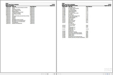 Discover the ultimate resource for your Valtra S Series S230 tractor with the comprehensive Parts Catalog Manual (VFS230) in PDF format. This meticulously organized digital manual provides detailed diagrams and specifications, ensuring you have all the information you need for efficient maintenance and repairs.
