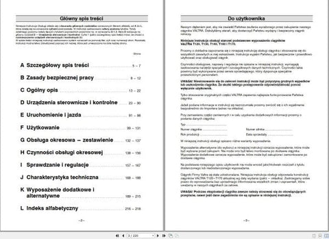 Discover the essential VALTRA Tractor T120 to T170 Operator’s Manual (39818302) in a convenient PDF format. This comprehensive guide is designed to enhance your understanding and operation of your VALTRA tractor, ensuring you get the most out of your investment.
