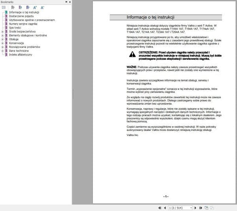 Discover the essential VALTRA TRACTOR T144A1A7 TO T254A1A7 OPERATOR’S MANUAL, designed to enhance your operational efficiency and ensure optimal performance of your tractor. This comprehensive PDF file serves as a vital resource for both new and experienced operators, providing detailed instructions and insights tailored specifically for your model.
