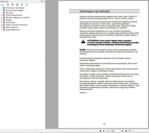 Unlock the full potential of your Valtra tractor with the comprehensive Operator’s Manual for models T153D, T163ED, T183D, and T203D. This PDF file is an essential resource for both new and experienced operators, providing detailed insights into the features and functionalities of your machine.