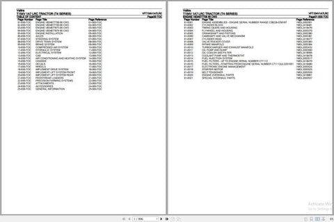 Discover the ultimate resource for your Valtra T4 Series T154V tractor with the comprehensive Parts Catalog Manual (VFT154V1A7LRC). This PDF file is meticulously designed to provide you with detailed diagrams, part numbers, and specifications, ensuring you have everything you need for efficient maintenance and repairs.