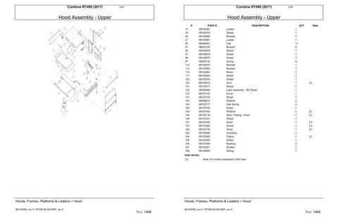 Discover the ultimate resource for your agricultural needs with the Versatile Combine RT490 Parts Catalog Manual 2017. This comprehensive PDF file is designed to provide you with detailed information on all parts and components of the RT490 combine, ensuring you have everything you need for maintenance and repairs at your fingertips.

With easy navigation and clear illustrations, this manual simplifies the process of identifying and ordering the right parts for your machine. Whether you're a seasoned farmer