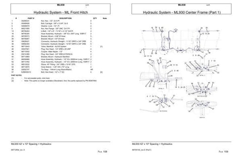 Discover the ultimate resource for your VERSATILE SEEDING TILLAGE ML930 with our comprehensive Parts Catalog Manual in PDF format. This essential guide provides detailed diagrams and specifications, ensuring you have all the information needed for efficient maintenance and repairs.