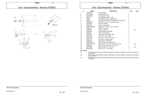 Discover the ultimate resource for your agricultural needs with the VERSATILE SEEDING TILLAGE TD400 PARTS CATALOG MANUAL. This comprehensive PDF file is designed to provide you with detailed information on every component of the TD400, ensuring you have the knowledge to maintain and repair your equipment effectively.