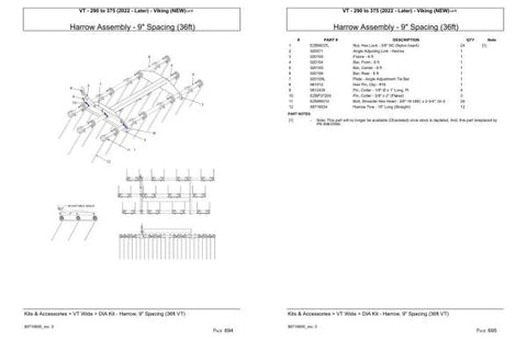 Discover the ultimate resource for your agricultural needs with the VERSATILE SEEDING TILLAGE VT 290 TO 375 VIKING PARTS CATALOG MANUAL 2022. This comprehensive PDF file is designed to provide you with detailed information on parts and maintenance for your seeding tillage equipment, ensuring optimal performance and longevity.