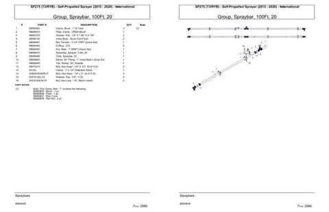 Discover the ultimate resource for your VERSATILE SELF-PROPELLED SPRAYER with the SP275 T3 RYB INTERNATIONAL PARTS CATALOG MANUAL, covering models from 2015 to 2020. This comprehensive PDF file is designed to provide you with detailed information on parts and maintenance, ensuring your sprayer operates at peak performance.