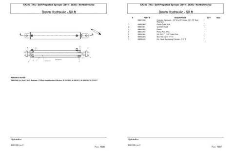 Discover the ultimate resource for your VERSATILE SELF-PROPELLED SPRAYER SX240 T4I with our comprehensive Parts Catalog Manual for North America, covering models from 2014 to 2020. This PDF file is designed to provide you with detailed diagrams and part numbers, ensuring you have everything you need for efficient maintenance and repairs.