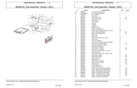 With easy navigation and clear illustrations, this manual simplifies the process of identifying parts and understanding their functions. Whether you're a seasoned mechanic or a DIY enthusiast, you'll appreciate the clarity and precision that this catalog offers, making your maintenance tasks straightforward and hassle-free.