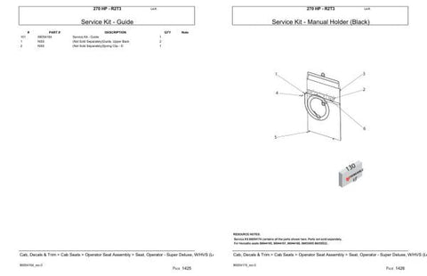 Unlock the full potential of your VERSATILE TRACTOR 270 HP with our comprehensive R2T3 Parts Catalog Manual. This PDF file is an essential resource for anyone looking to maintain, repair, or upgrade their tractor, ensuring you have all the information you need at your fingertips.