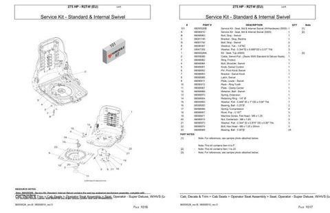 Discover the ultimate resource for your agricultural needs with the Versatile Tractor 275 HP R2T4F EU Parts Catalog Manual. This comprehensive PDF file is designed to provide you with detailed information on every component of your tractor, ensuring you have the knowledge to maintain and repair your equipment efficiently