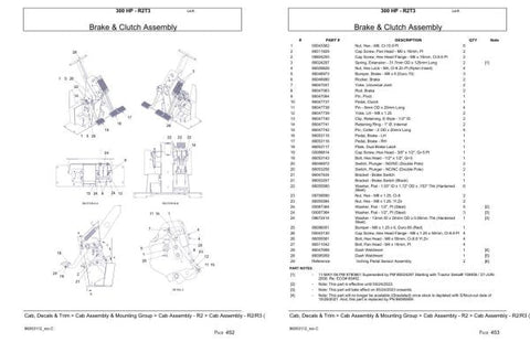 Unlock the full potential of your VERSATILE TRACTOR 300 HP with our comprehensive R2T3 Parts Catalog Manual. This PDF file is meticulously designed to provide you with detailed diagrams, part numbers, and specifications, ensuring you have everything you need for efficient maintenance and repairs