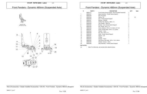 Unlock the full potential of your Versatile Tractor with the 315 HP R2T4F Parts Catalog Manual for 2023. This comprehensive PDF file is your go-to resource for detailed parts information, ensuring you have everything you need to keep your tractor running smoothly and efficiently.